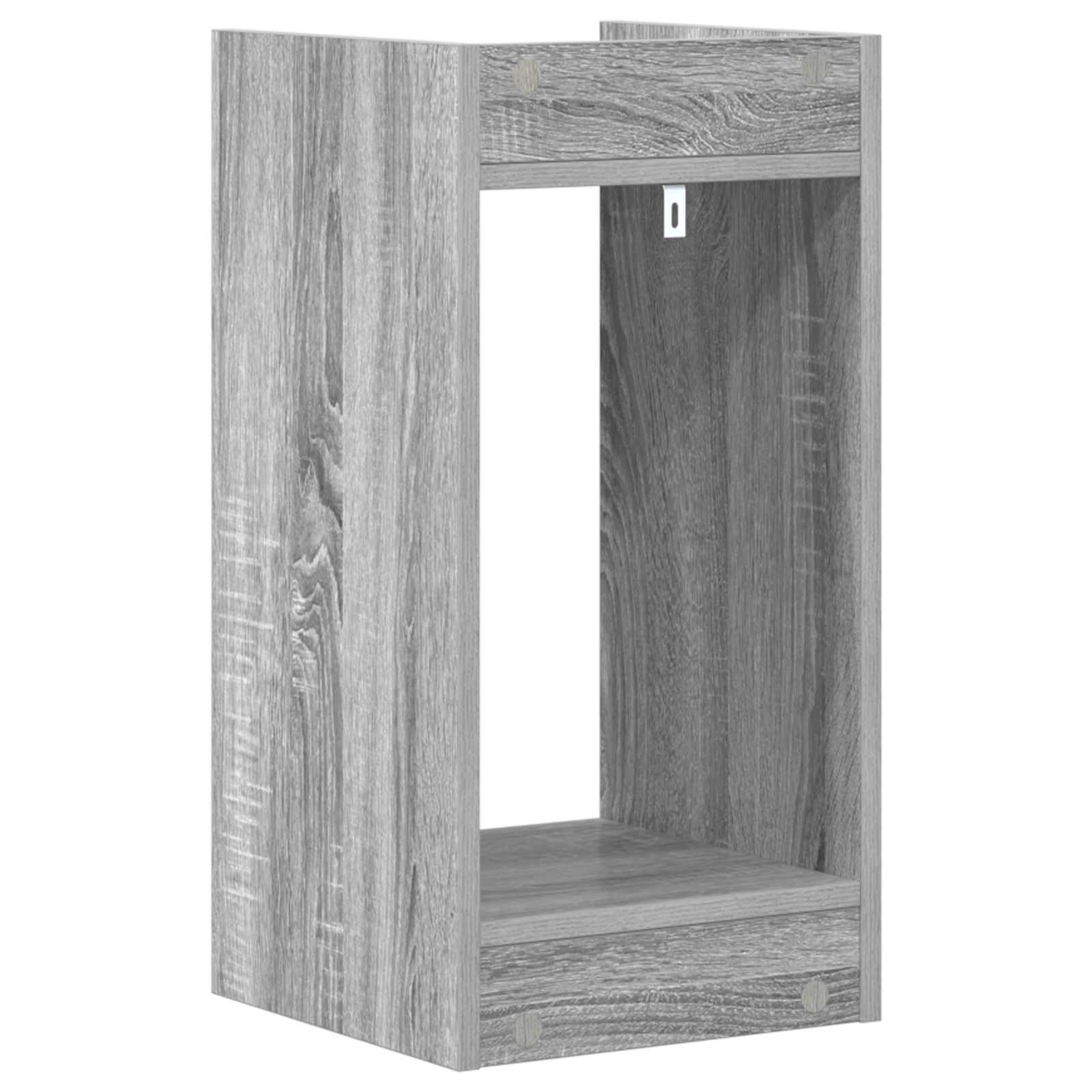 Βάση φυτών με ράφι 2 pcs Γκρι Σονομά 30 x 30 x 60 cm - Pakobazaar