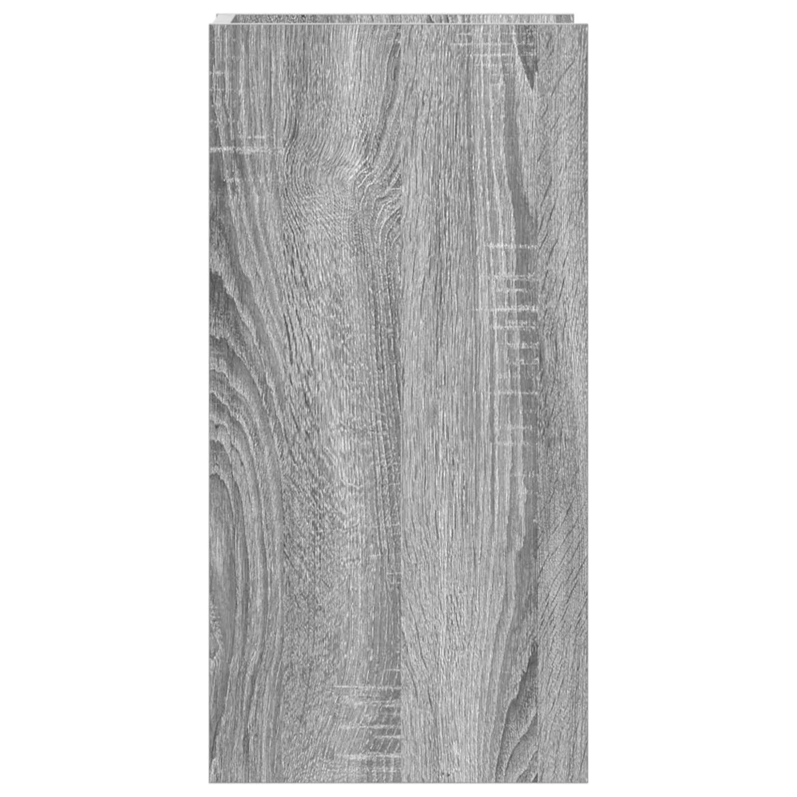 Βάση φυτών με ράφι 2 pcs Γκρι Σονομά 30 x 30 x 60 cm - Pakobazaar