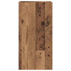 Βάση φυτών με ράφι Παλιό ξύλο 30 x 30 x 60 cm - Pakobazaar