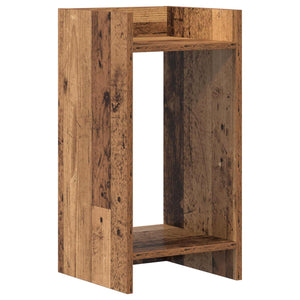 Βάση φυτών με ράφι 2 pcs Παλιό ξύλο 30 x 30 x 60 cm - Pakobazaar