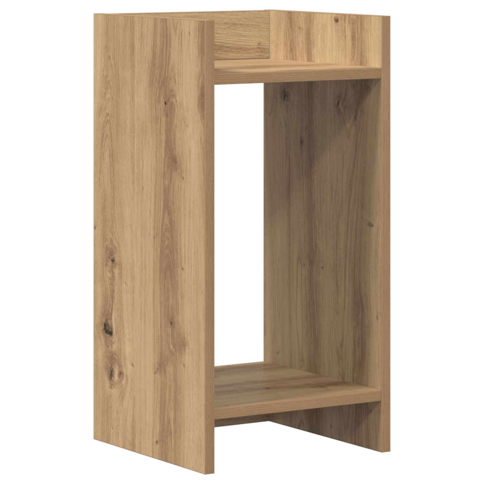 Βάση φυτών με ράφι Τεχνίτικη Δρυς 30 x 30 x 60 cm - Pakobazaar