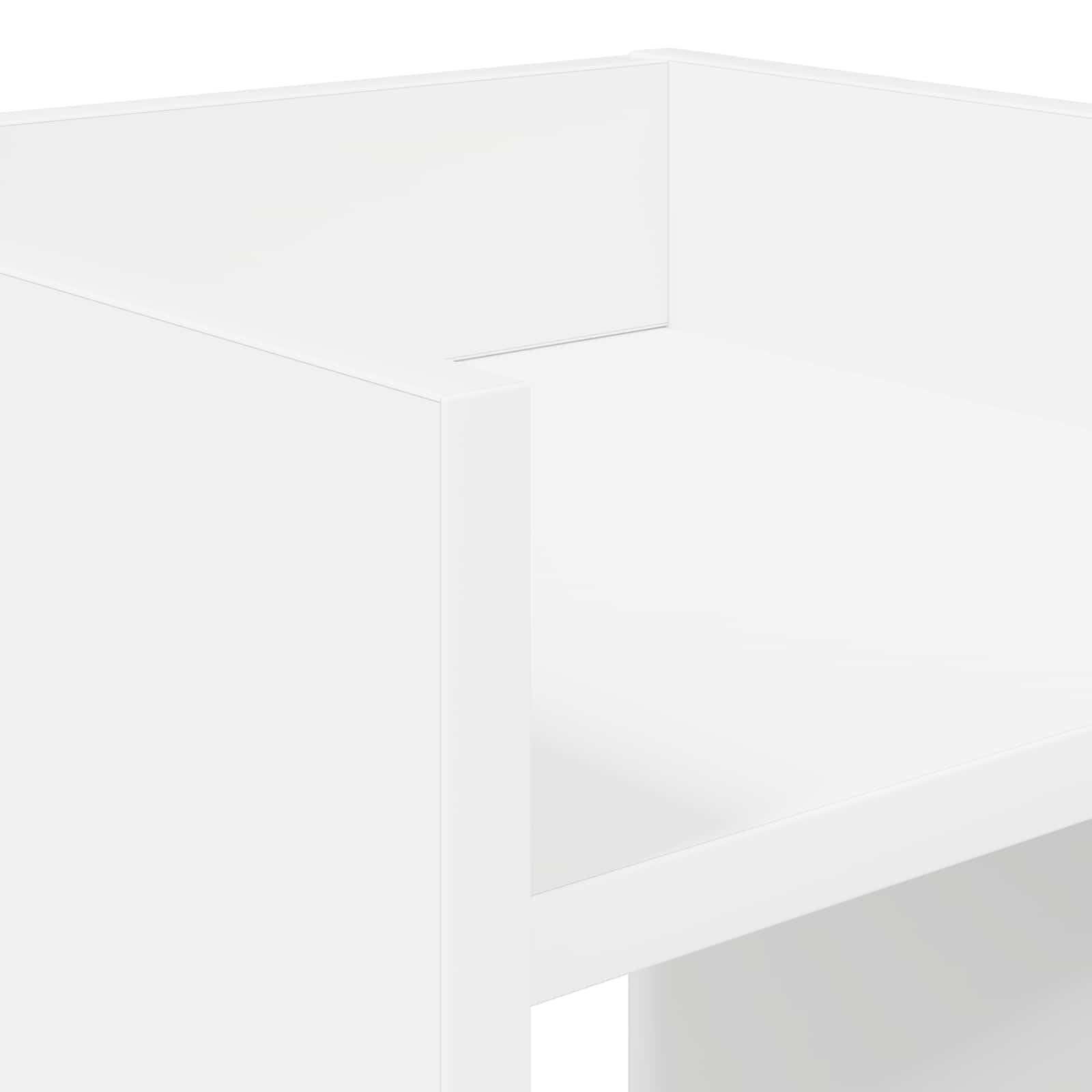 Βάση φυτών με ράφι 2 pcs Λευκός 30 x 30 x 40 cm - Pakobazaar