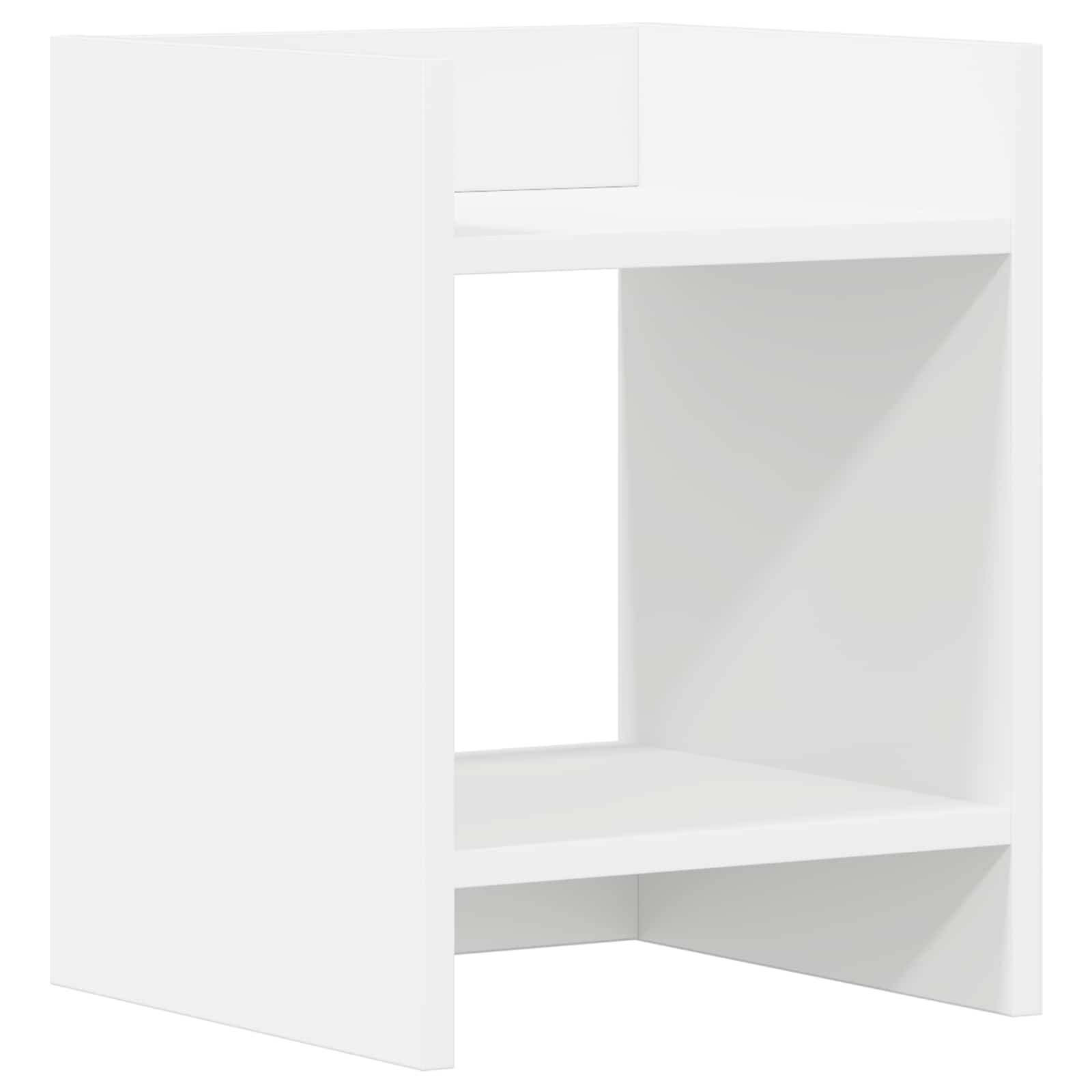 Βάση φυτών με ράφι 2 pcs Λευκός 30 x 30 x 40 cm - Pakobazaar