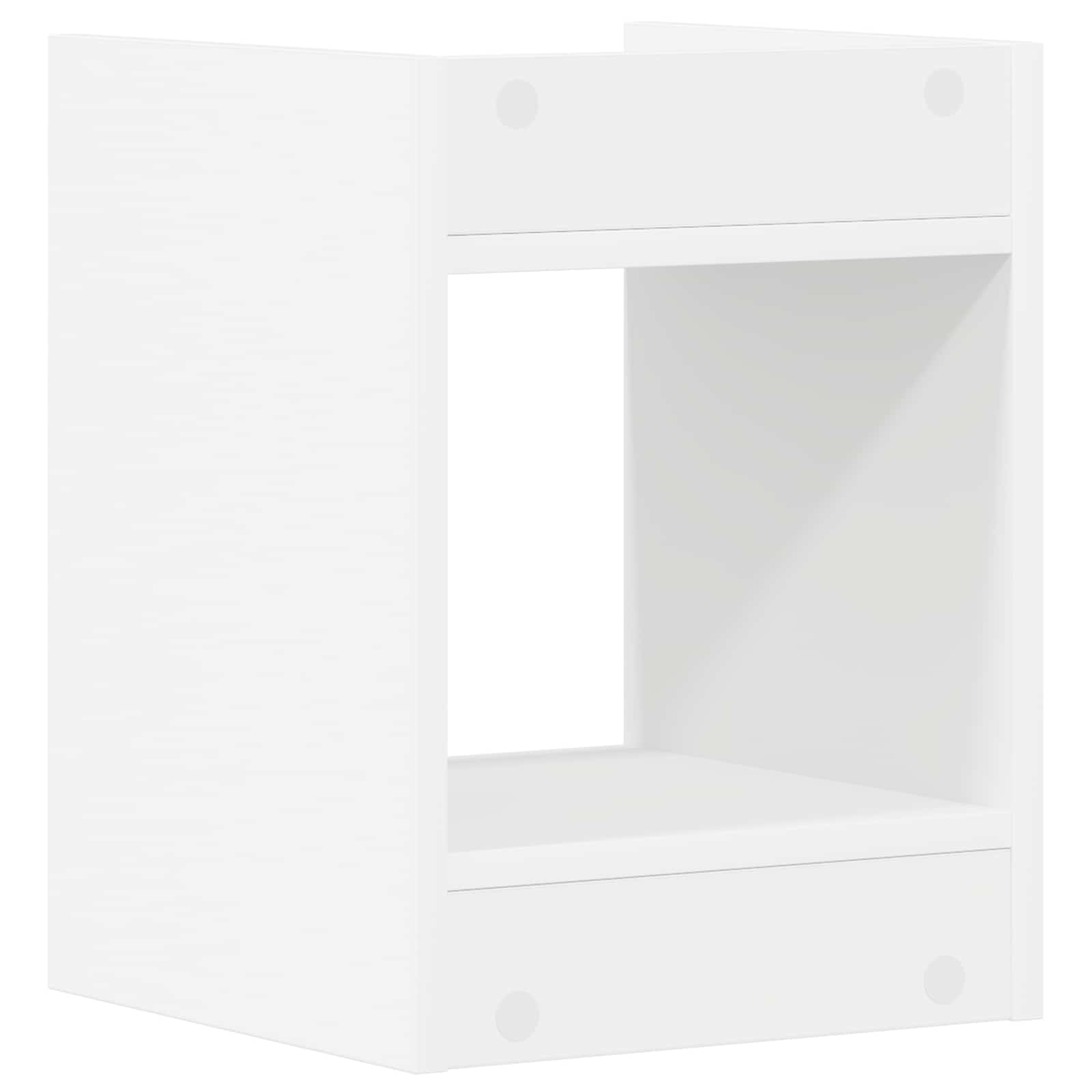 Βάση φυτών με ράφι 2 pcs Λευκός 30 x 30 x 40 cm - Pakobazaar