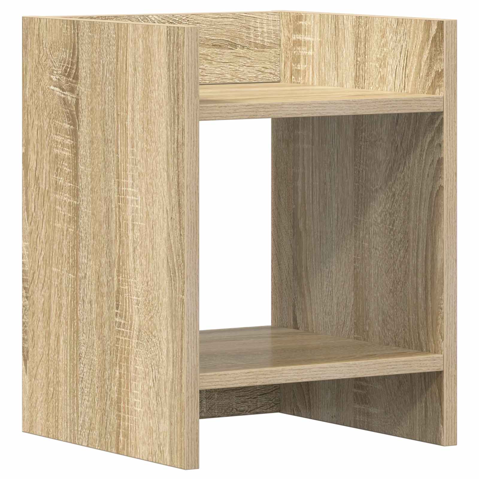 Βάση φυτών με ράφι 2 pcs Δρύς Sonoma 30 x 30 x 40 cm - Pakobazaar