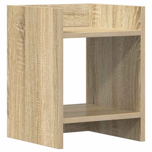 Βάση φυτών με ράφι 2 pcs Δρύς Sonoma 30 x 30 x 40 cm - Pakobazaar