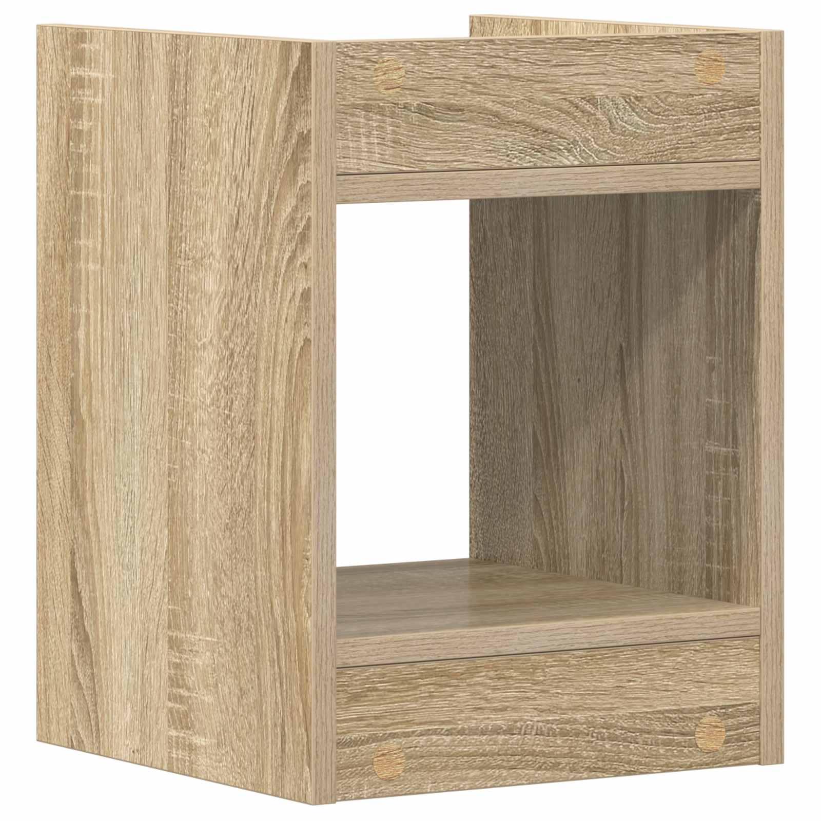 Βάση φυτών με ράφι 2 pcs Δρύς Sonoma 30 x 30 x 40 cm - Pakobazaar