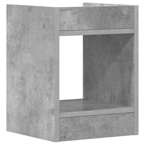 Βάση φυτών με ράφι Σκυρόχρωμο Γκρι 30 x 30 x 40 cm - Pakobazaar
