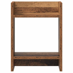 Βάση φυτών με ράφι 2 pcs Παλιό ξύλο 30 x 30 x 40 cm - Pakobazaar