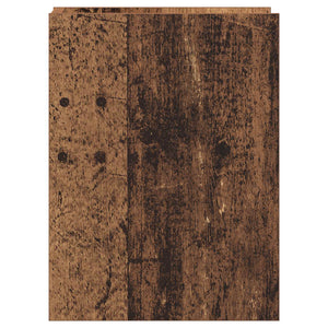 Βάση φυτών με ράφι 2 pcs Παλιό ξύλο 30 x 30 x 40 cm - Pakobazaar