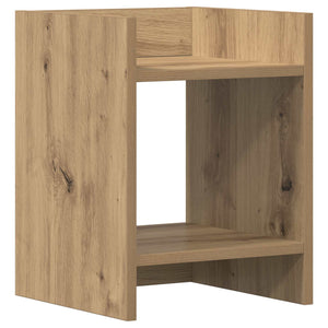 Βάση φυτών με ράφι 2 pcs Τεχνίτικη Δρυς 30 x 30 x 40 cm - Pakobazaar