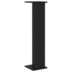 Βάση φυτών 2 pcs Μαύρη Δρυς 25 x 25,5 x 100,5 εκ. - Pakobazaar