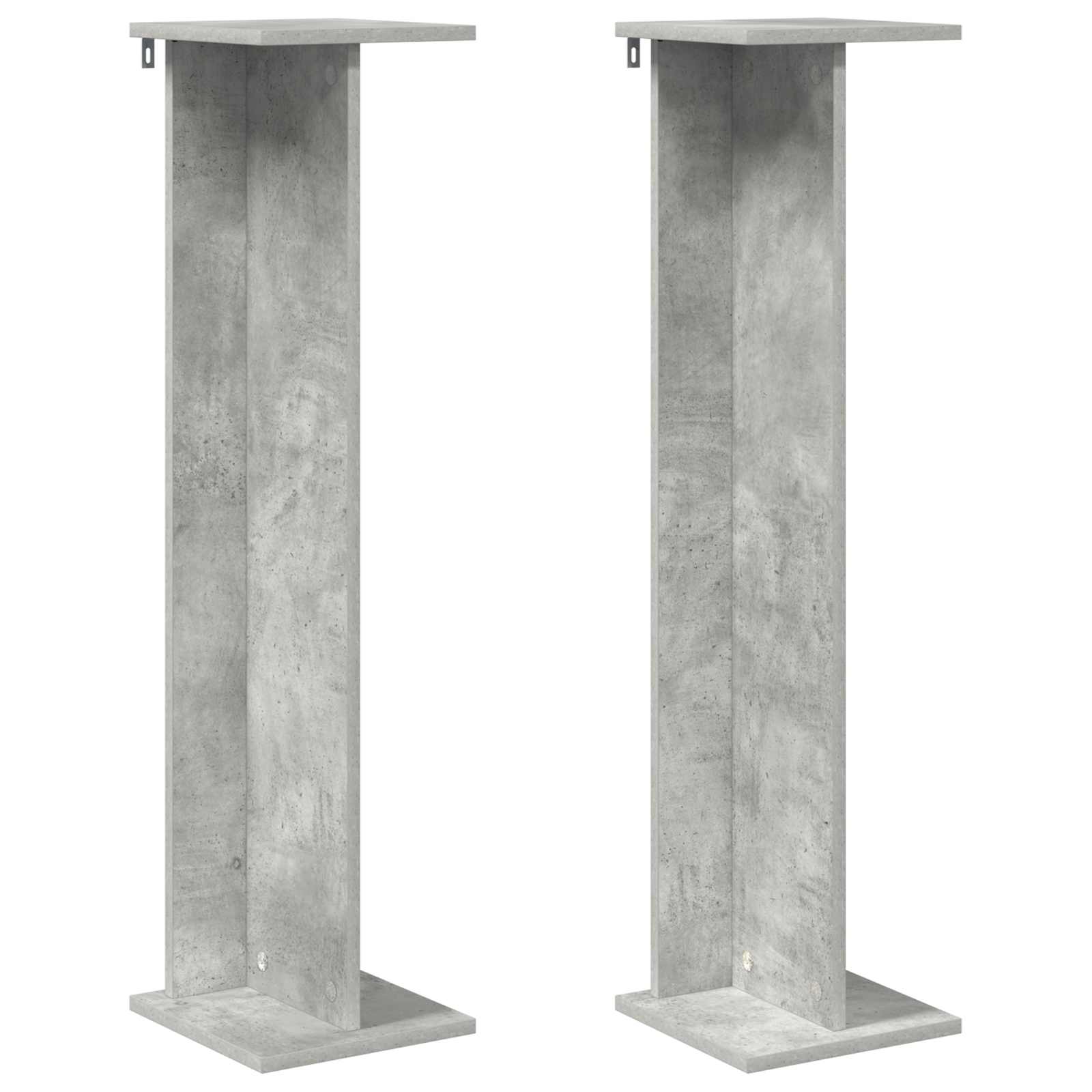 Βάση φυτών 2 pcs Σκυρόχρωμο Γκρι 25 x 25,5 x 100,5 εκ. - Pakobazaar
