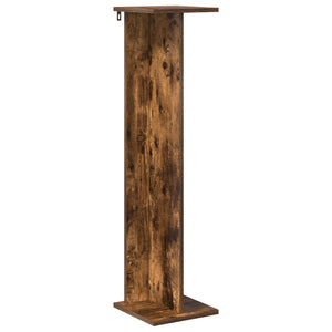 Βάση φυτών 2 pcs Καπνιστή Δρυς 25 x 25,5 x 100,5 εκ. - Pakobazaar