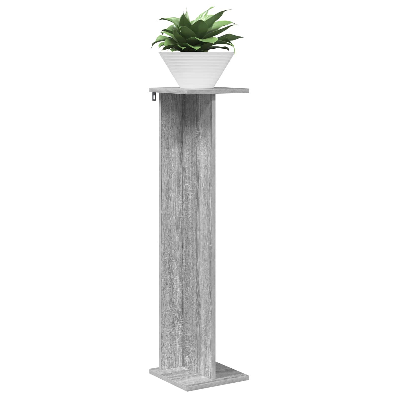 Βάση φυτών 2 pcs Γκρι Σονομά 25 x 25,5 x 100,5 εκ. - Pakobazaar