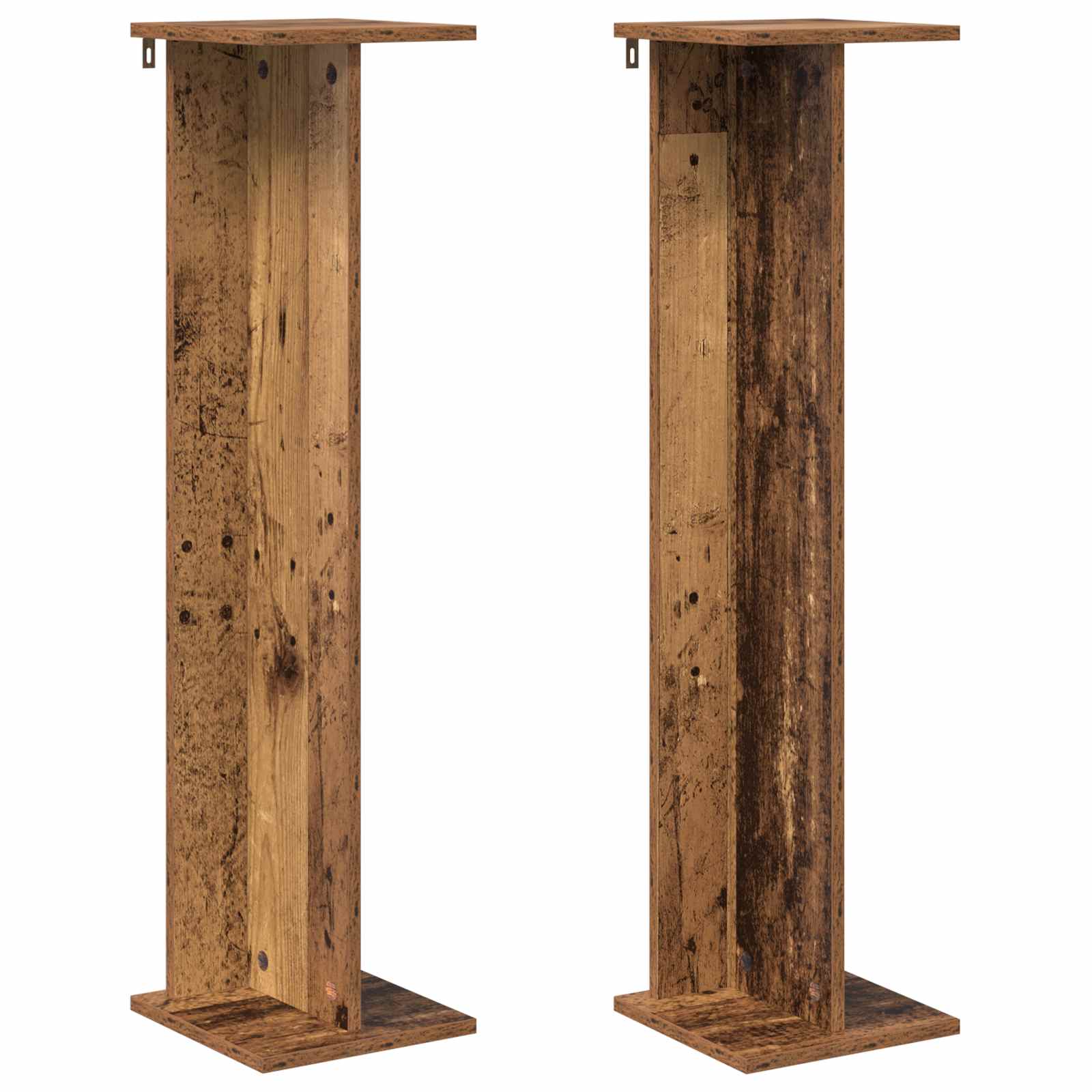 Βάση φυτών 2 pcs Παλιό ξύλο 25 x 25,5 x 100,5 εκ. - Pakobazaar