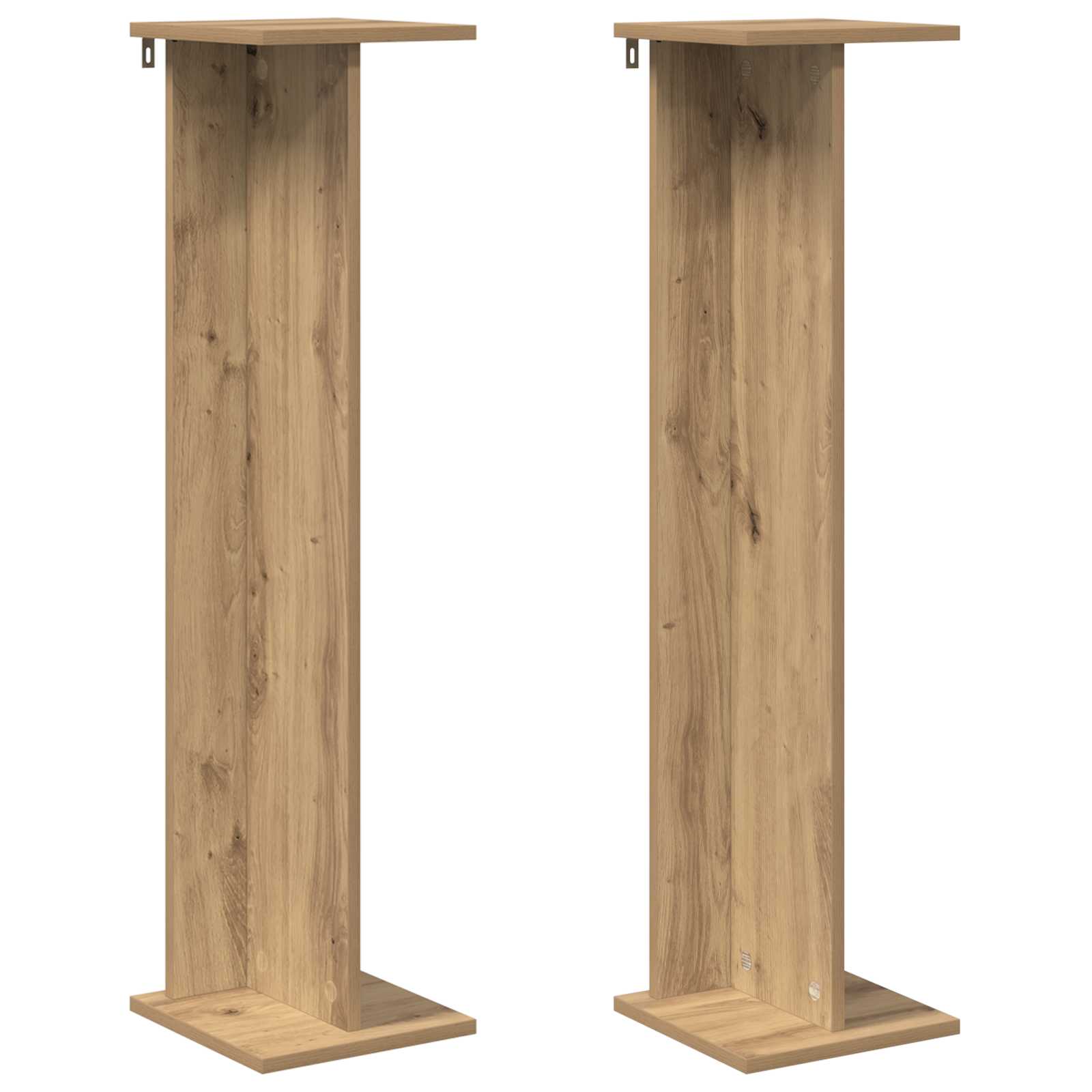 Βάση φυτών 2 pcs Τεχνίτικη Δρυς 25 x 25,5 x 100,5 εκ. - Pakobazaar