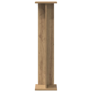 Βάση φυτών 2 pcs Τεχνίτικη Δρυς 25 x 25,5 x 100,5 εκ. - Pakobazaar