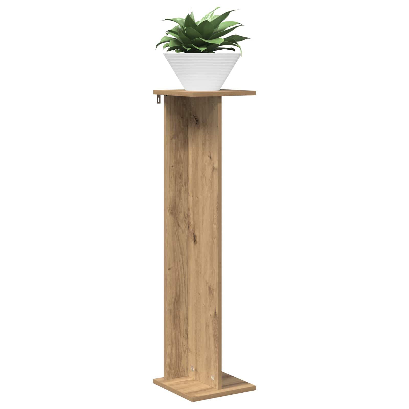 Βάση φυτών 2 pcs Τεχνίτικη Δρυς 25 x 25,5 x 100,5 εκ. - Pakobazaar