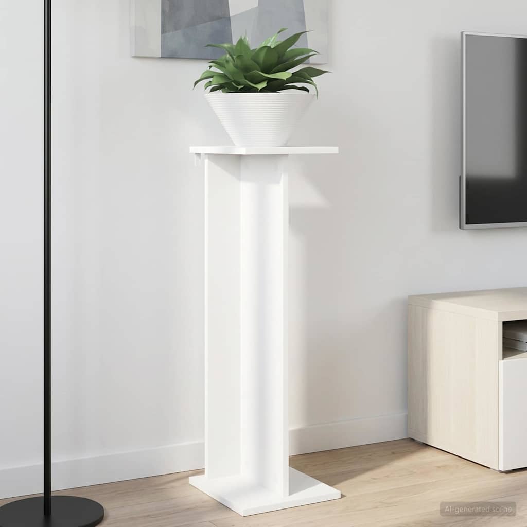 Βάση φυτών 2 pcs Λευκός 25 x 25,5 x 80,5 εκ. - Pakobazaar