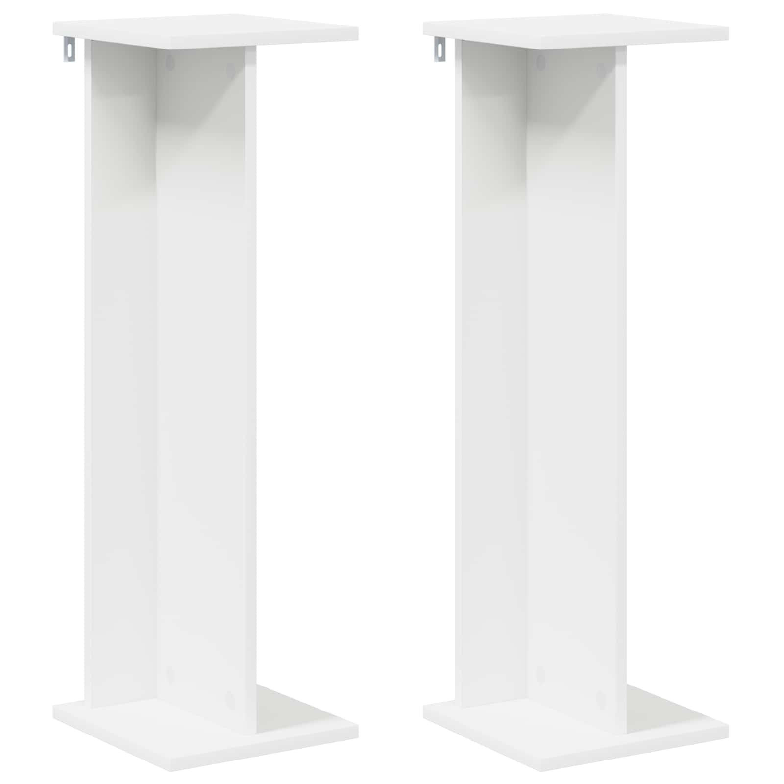 Βάση φυτών 2 pcs Λευκός 25 x 25,5 x 80,5 εκ. - Pakobazaar