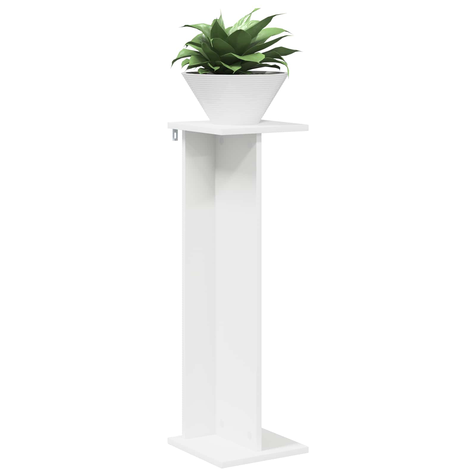 Βάση φυτών 2 pcs Λευκός 25 x 25,5 x 80,5 εκ. - Pakobazaar