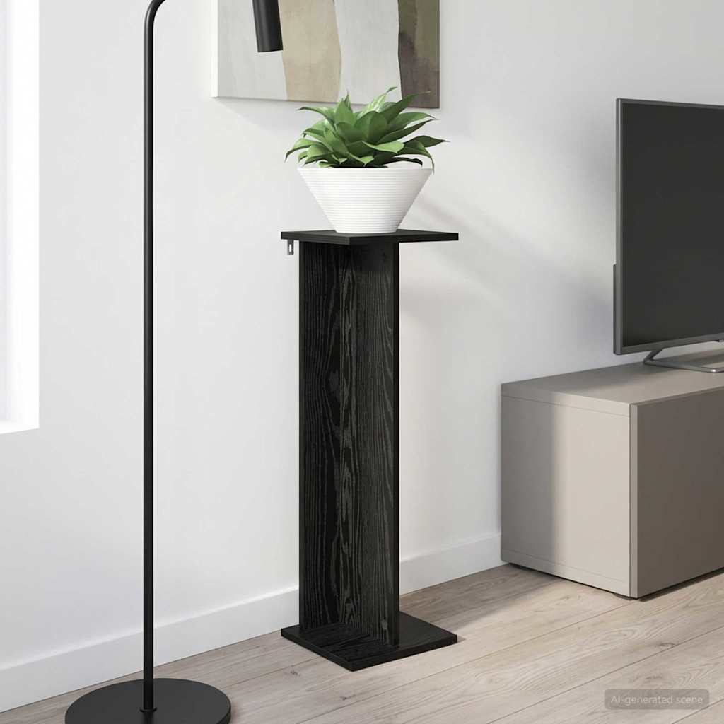 Βάση φυτών Μαύρη Δρυς 25 x 25,5 x 80,5 εκ. - Pakobazaar
