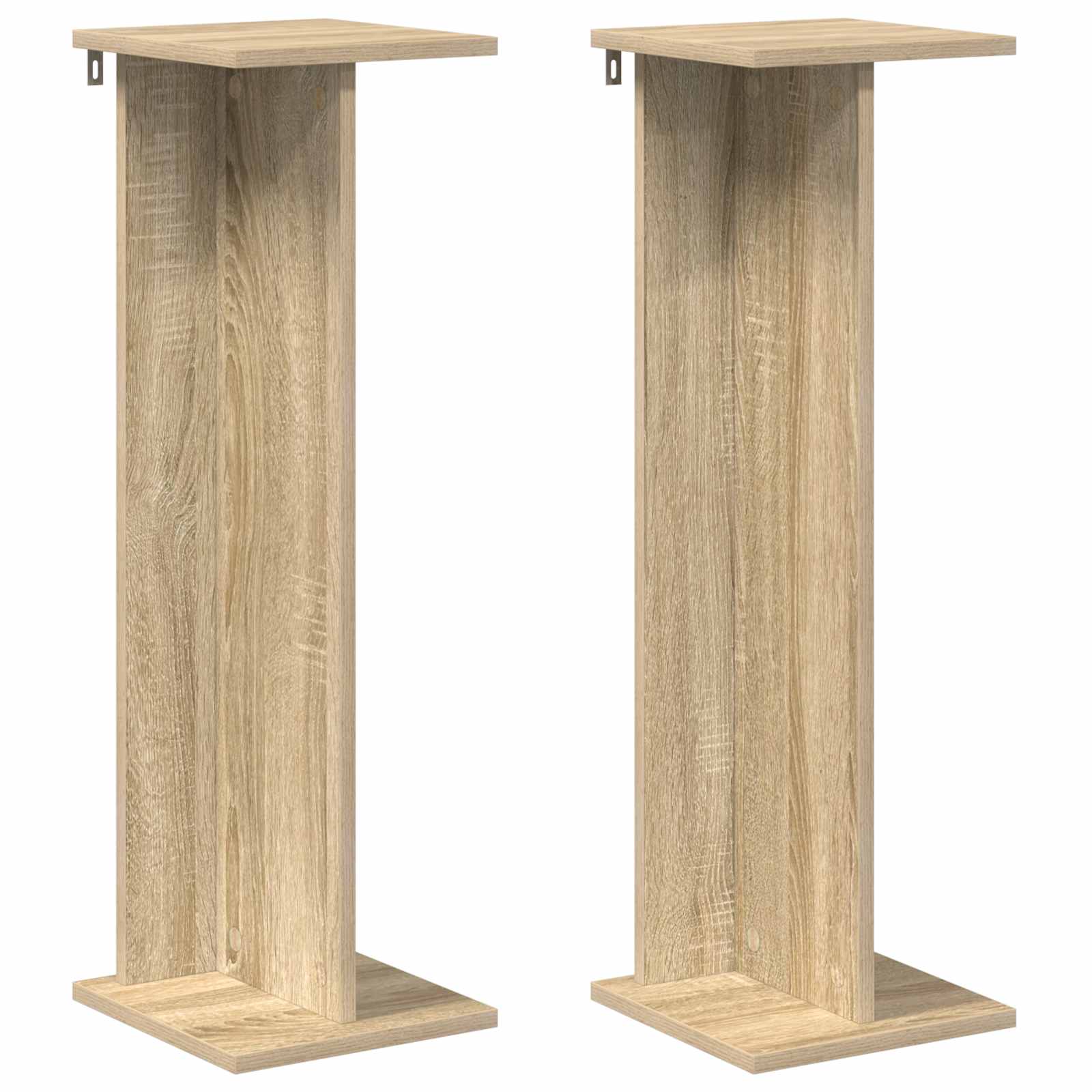 Βάση φυτών 2 pcs Δρύς Sonoma 25 x 25,5 x 80,5 εκ. - Pakobazaar