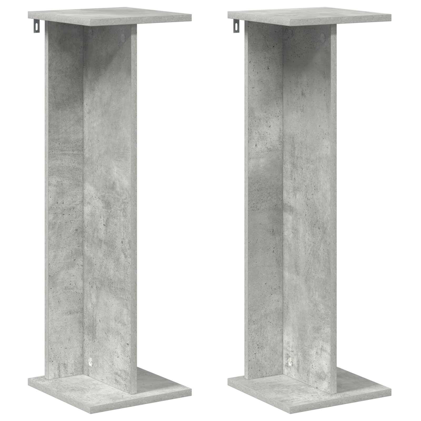 Βάση φυτών 2 pcs Σκυρόχρωμο Γκρι 25 x 25,5 x 80,5 εκ. - Pakobazaar