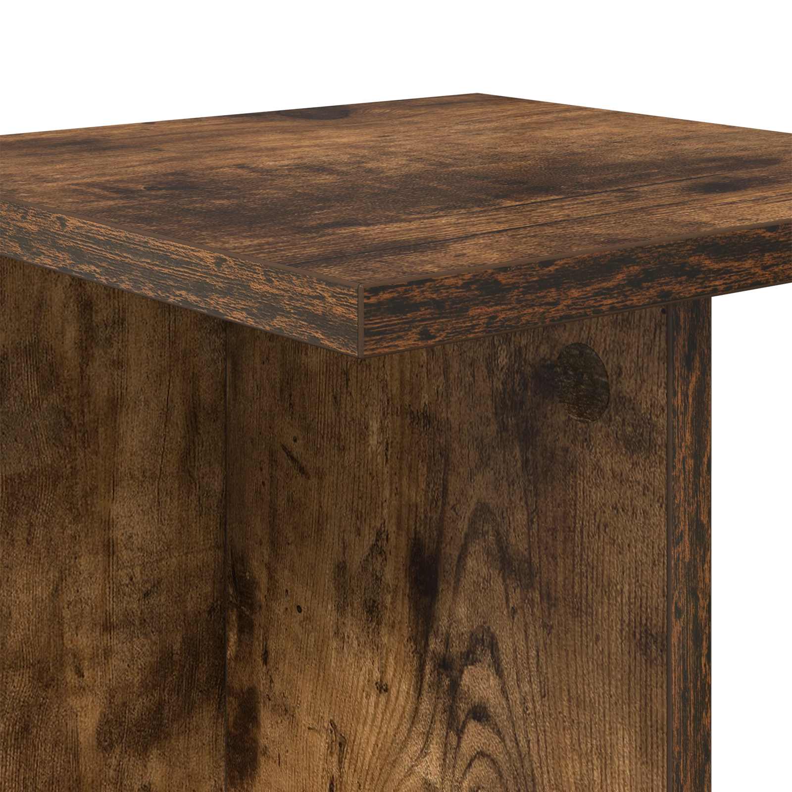 Βάση φυτών 2 pcs Καπνιστή Δρυς 25 x 25,5 x 80,5 εκ. - Pakobazaar