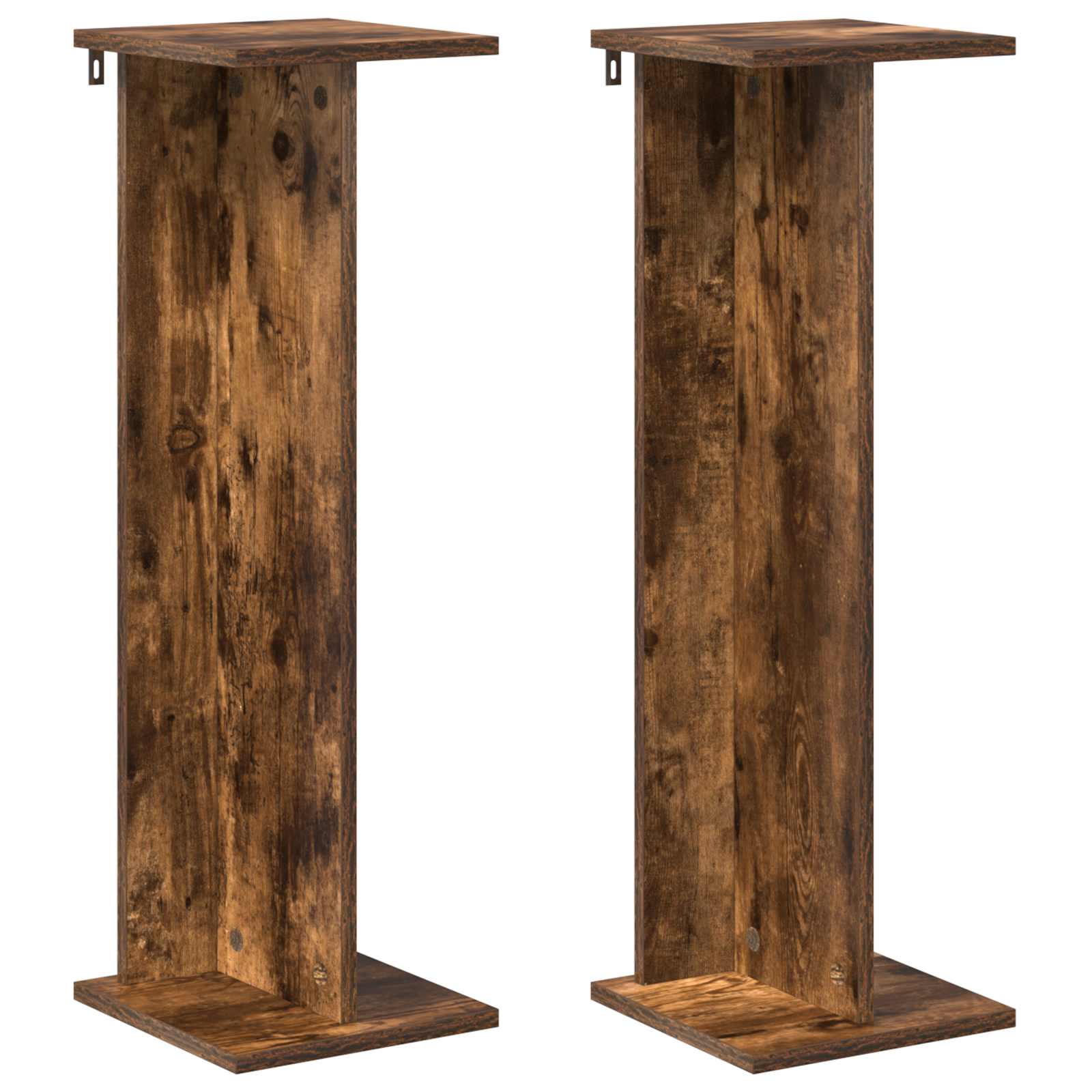 Βάση φυτών 2 pcs Καπνιστή Δρυς 25 x 25,5 x 80,5 εκ. - Pakobazaar