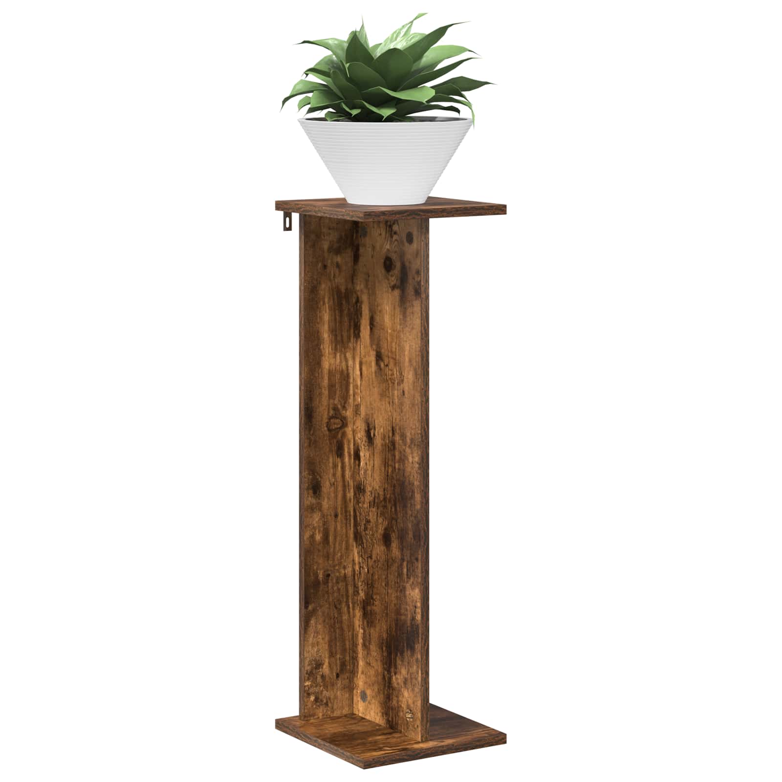 Βάση φυτών 2 pcs Καπνιστή Δρυς 25 x 25,5 x 80,5 εκ. - Pakobazaar