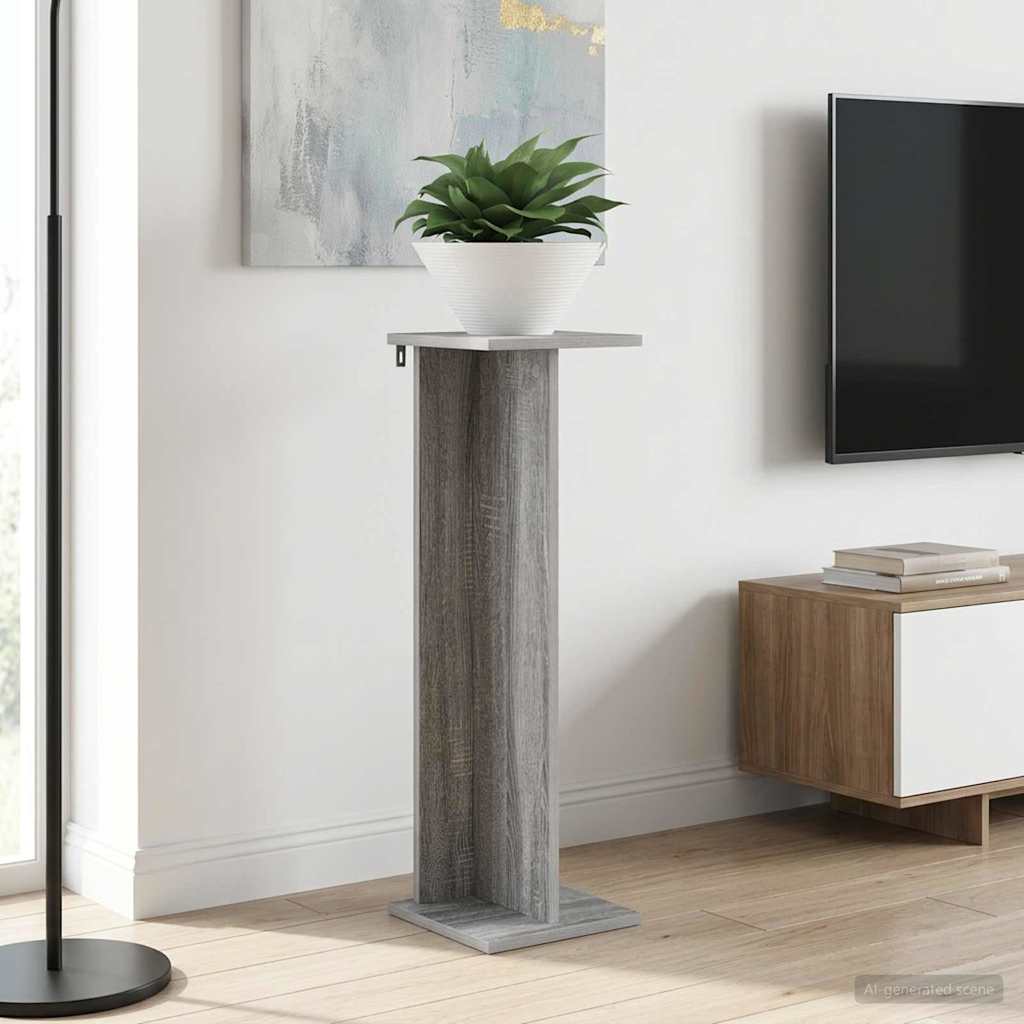 Βάση φυτών 2 pcs Γκρι Σονομά 25 x 25,5 x 80,5 εκ. - Pakobazaar