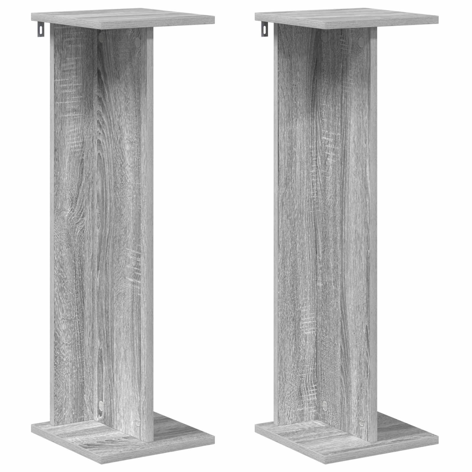 Βάση φυτών 2 pcs Γκρι Σονομά 25 x 25,5 x 80,5 εκ. - Pakobazaar