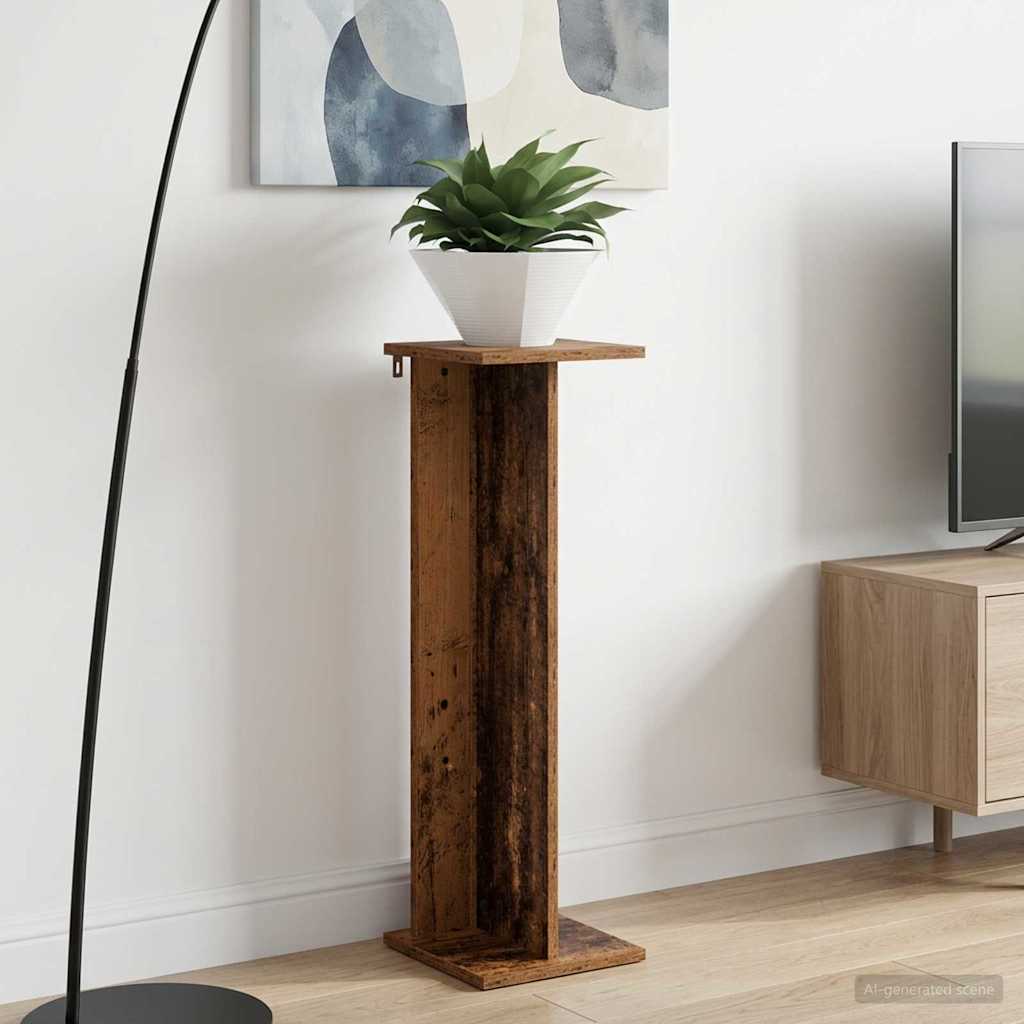 Βάση φυτών 2 pcs Παλιό ξύλο 25 x 25,5 x 80,5 εκ. - Pakobazaar
