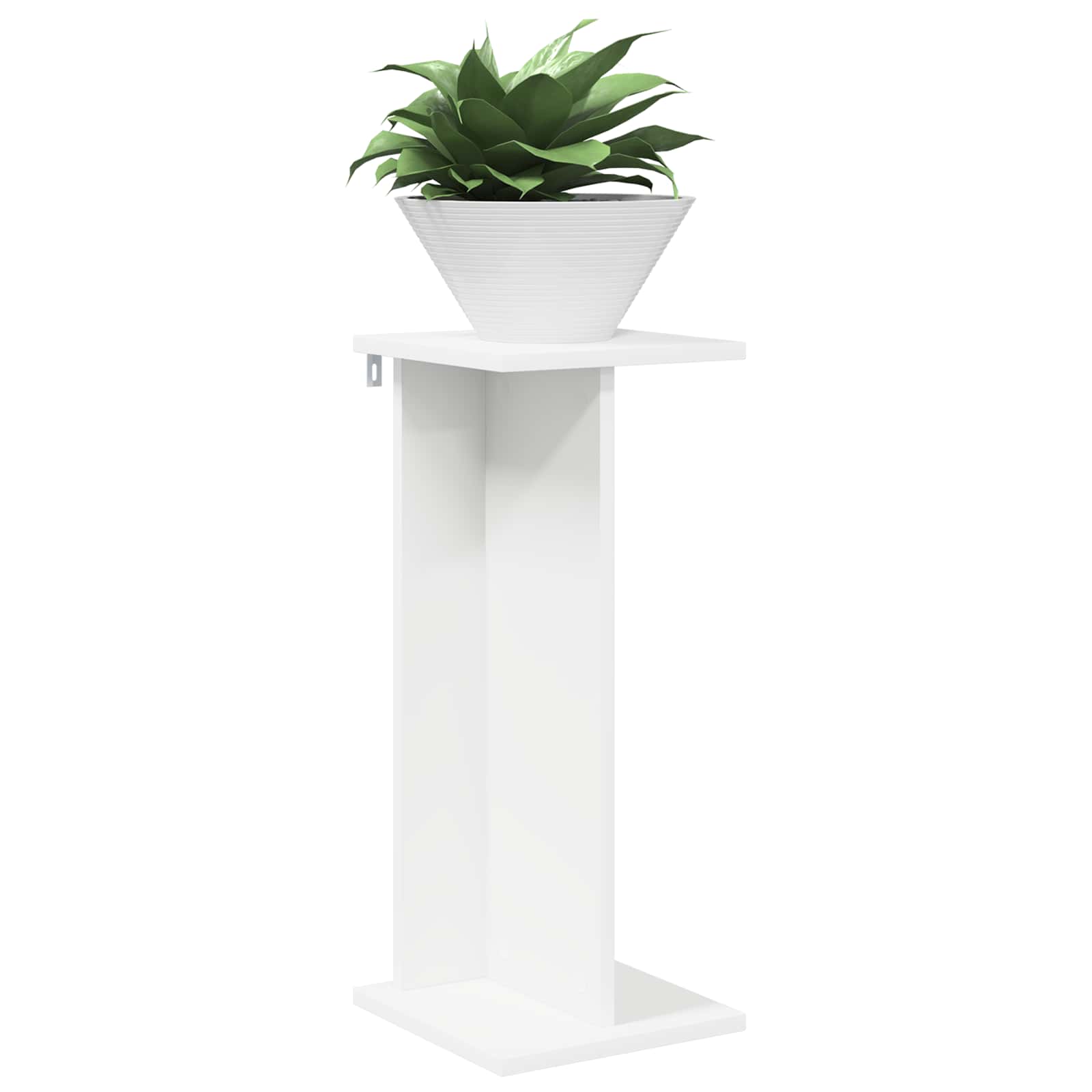 Βάση φυτών Λευκός 25 x 25,5 x 60,5 εκ. - Pakobazaar