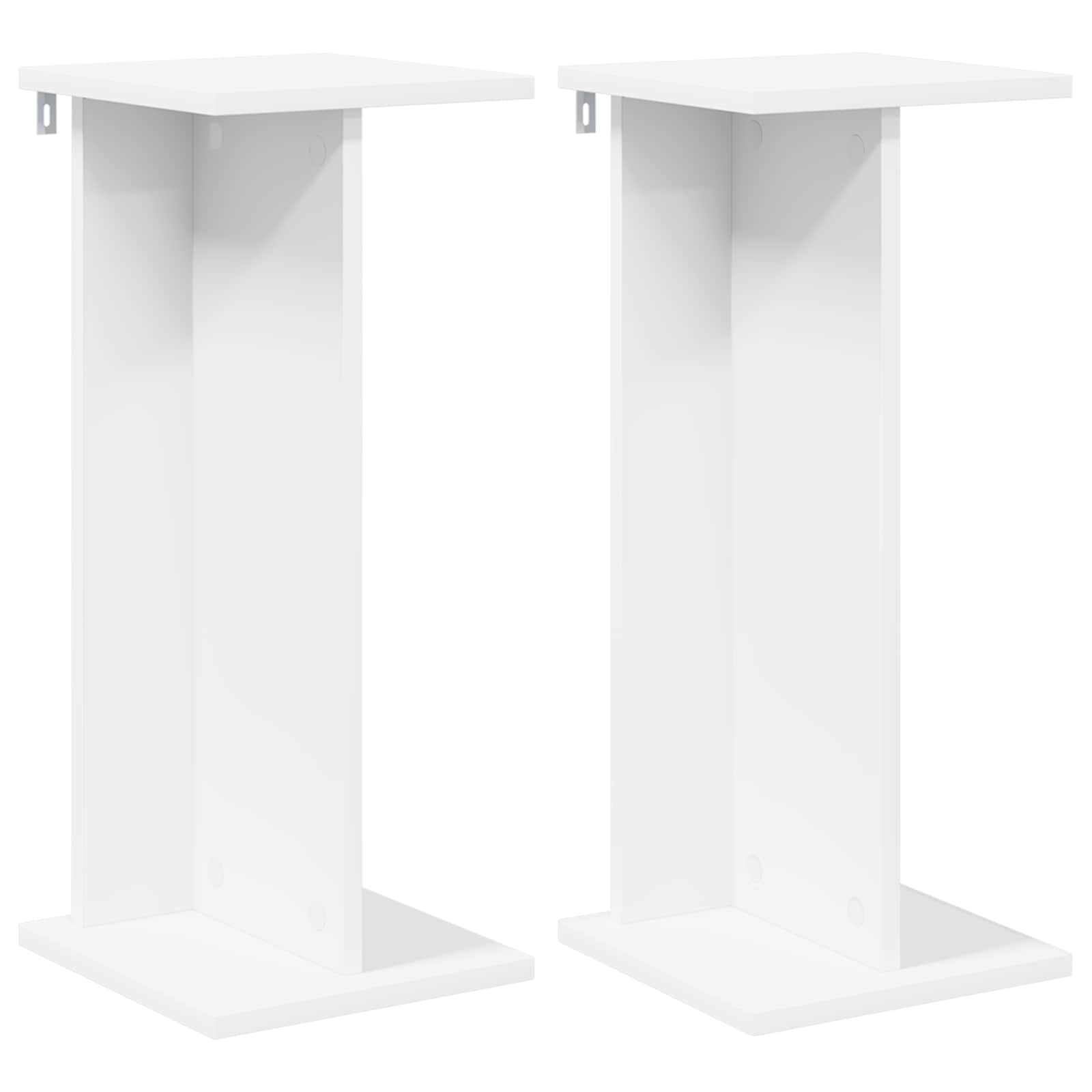 Βάση φυτών 2 pcs Λευκός 25 x 25,5 x 60,5 εκ. - Pakobazaar