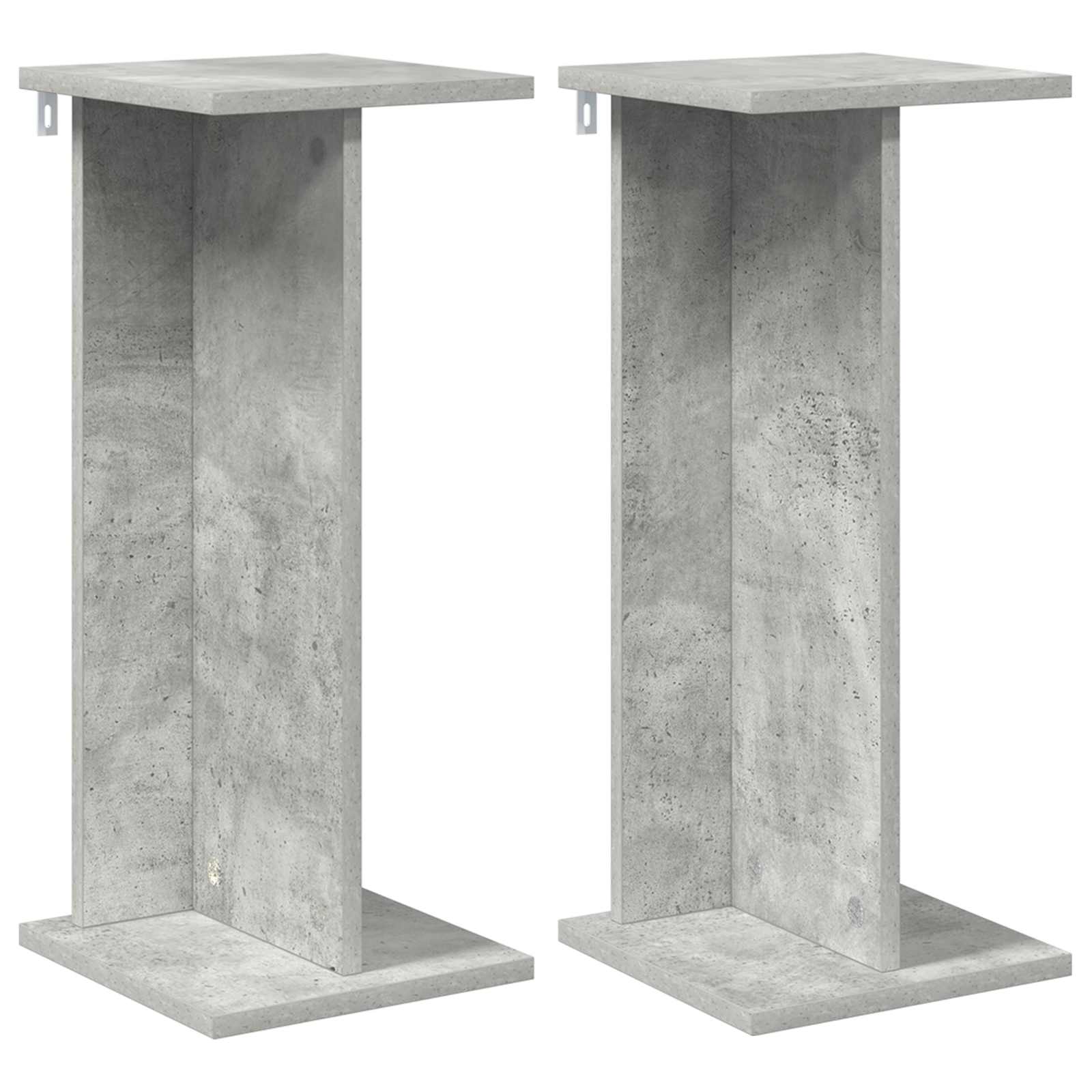 Βάση φυτών 2 pcs Σκυρόχρωμο Γκρι 25 x 25,5 x 60,5 εκ. - Pakobazaar