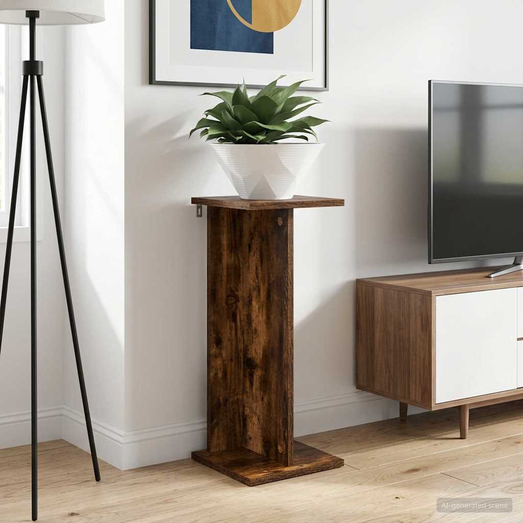 Βάση φυτών Καπνιστή Δρυς 25 x 25,5 x 60,5 εκ. - Pakobazaar