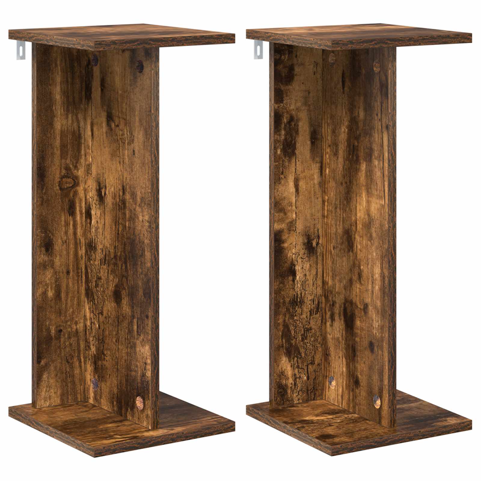 Βάση φυτών 2 pcs Καπνιστή Δρυς 25 x 25,5 x 60,5 εκ. - Pakobazaar