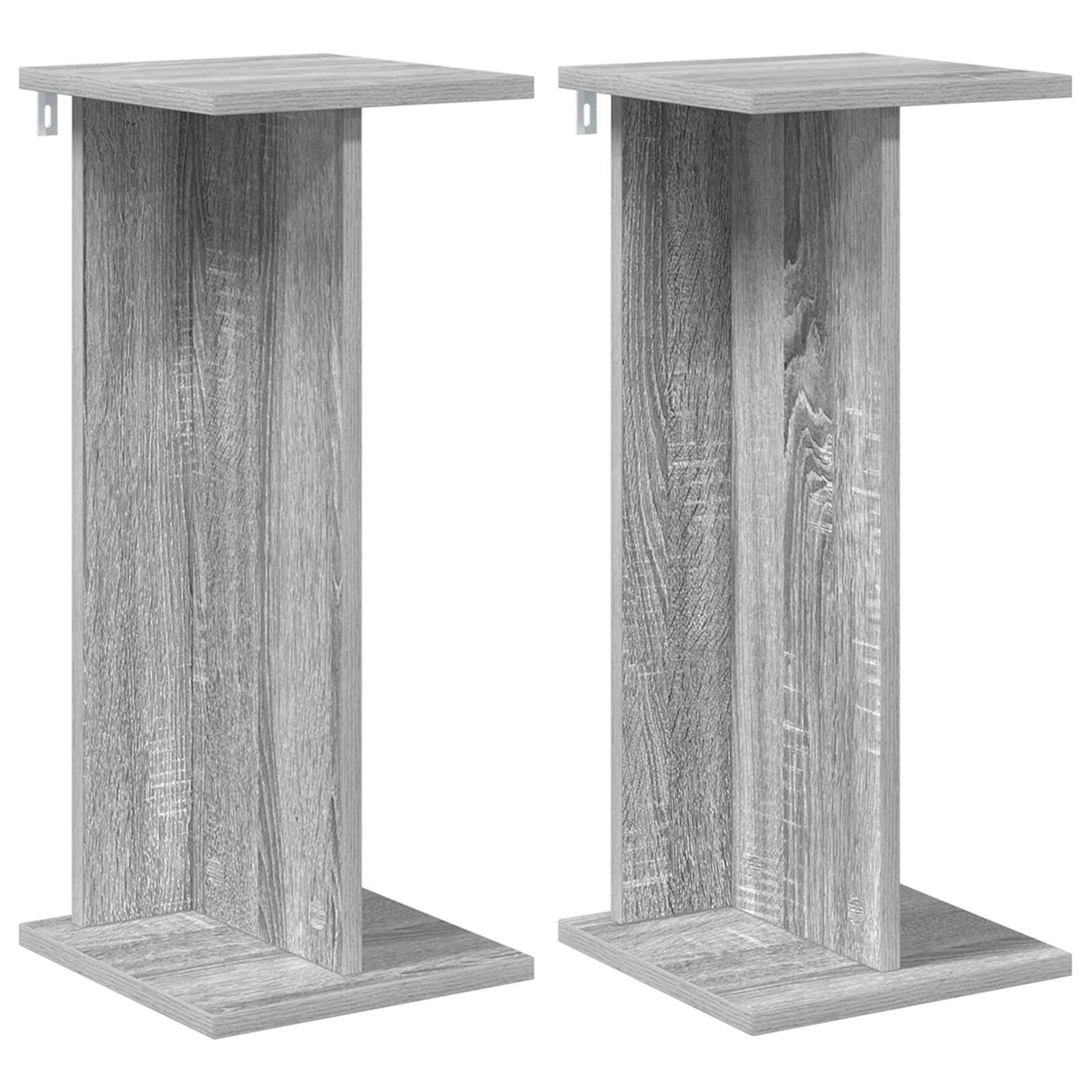 Βάση φυτών 2 pcs Γκρι Σονομά 25 x 25,5 x 60,5 εκ. - Pakobazaar