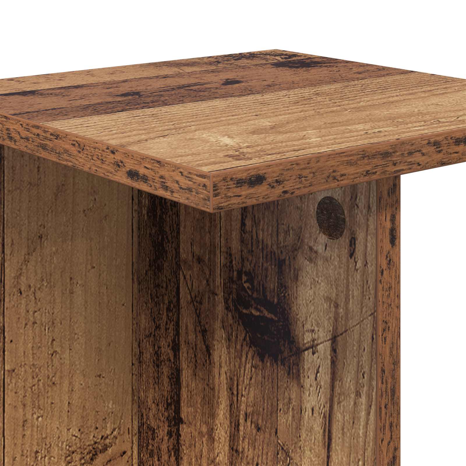 Βάση φυτών 2 pcs Παλιό ξύλο 25 x 25,5 x 60,5 εκ. - Pakobazaar