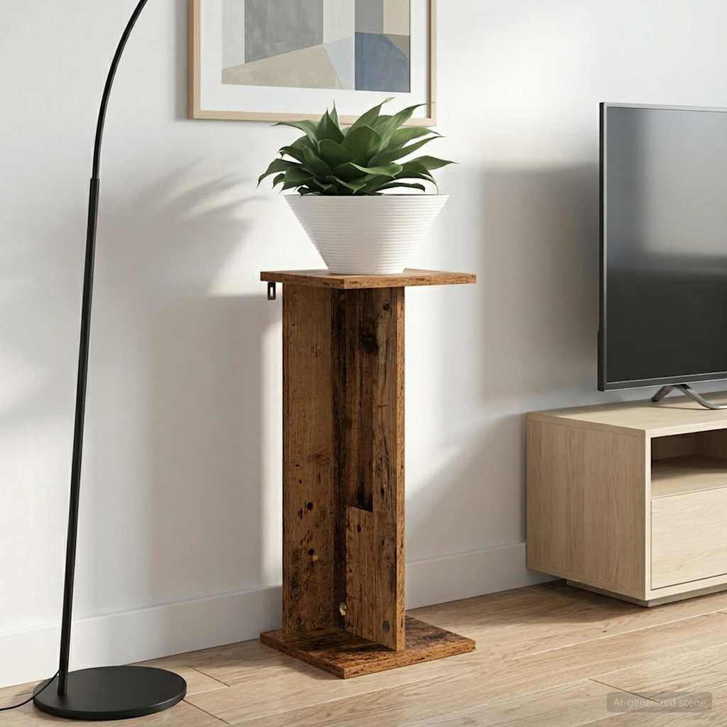 Βάση φυτών 2 pcs Παλιό ξύλο 25 x 25,5 x 60,5 εκ. - Pakobazaar