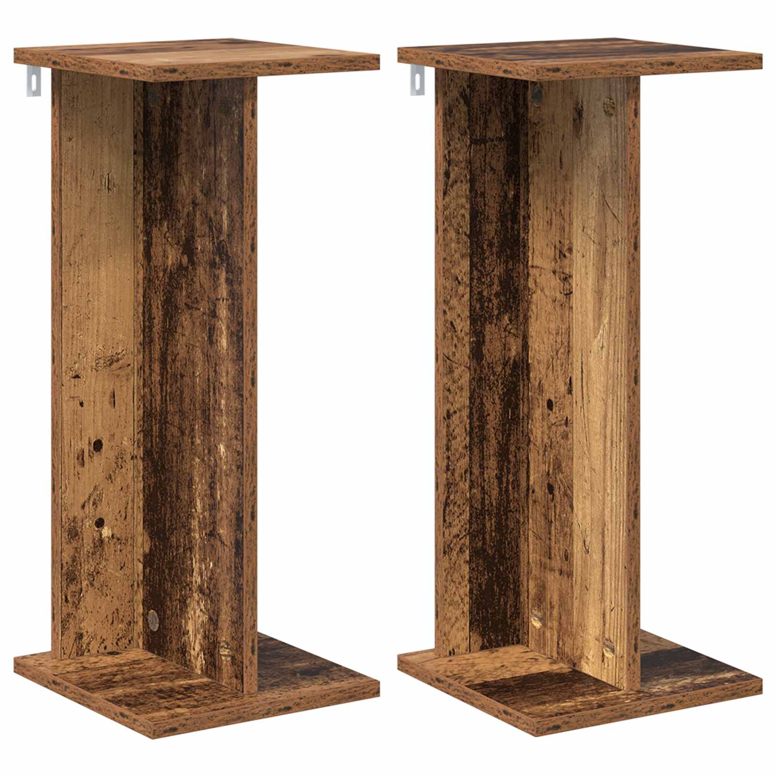 Βάση φυτών 2 pcs Παλιό ξύλο 25 x 25,5 x 60,5 εκ. - Pakobazaar