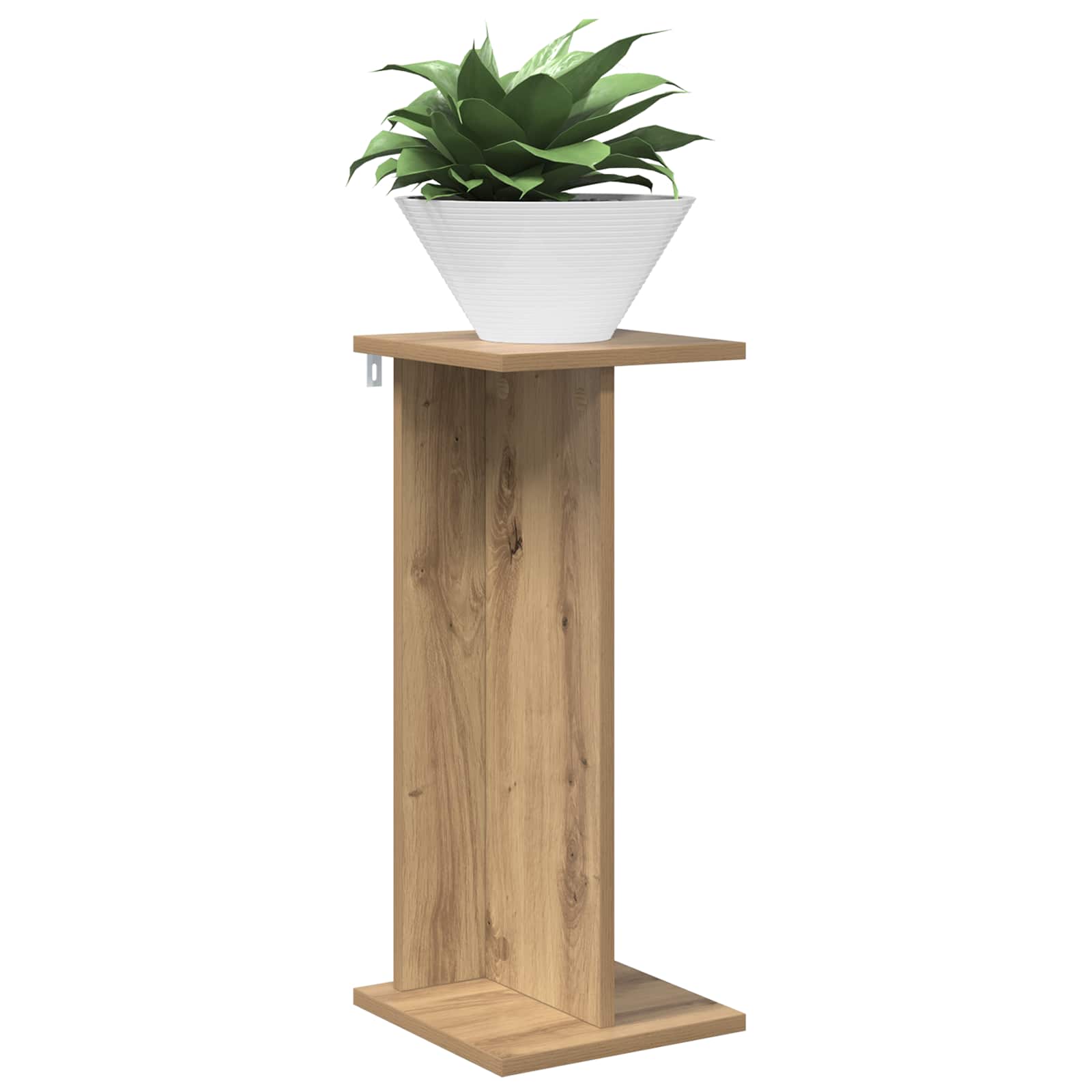 Βάση φυτών Τεχνίτικη Δρυς 25 x 25,5 x 60,5 εκ. - Pakobazaar