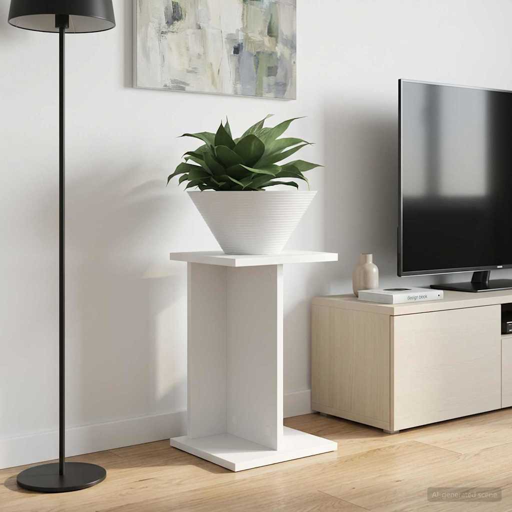 Βάση φυτών Λευκός 25 x 25,5 x 40,5 εκ. - Pakobazaar