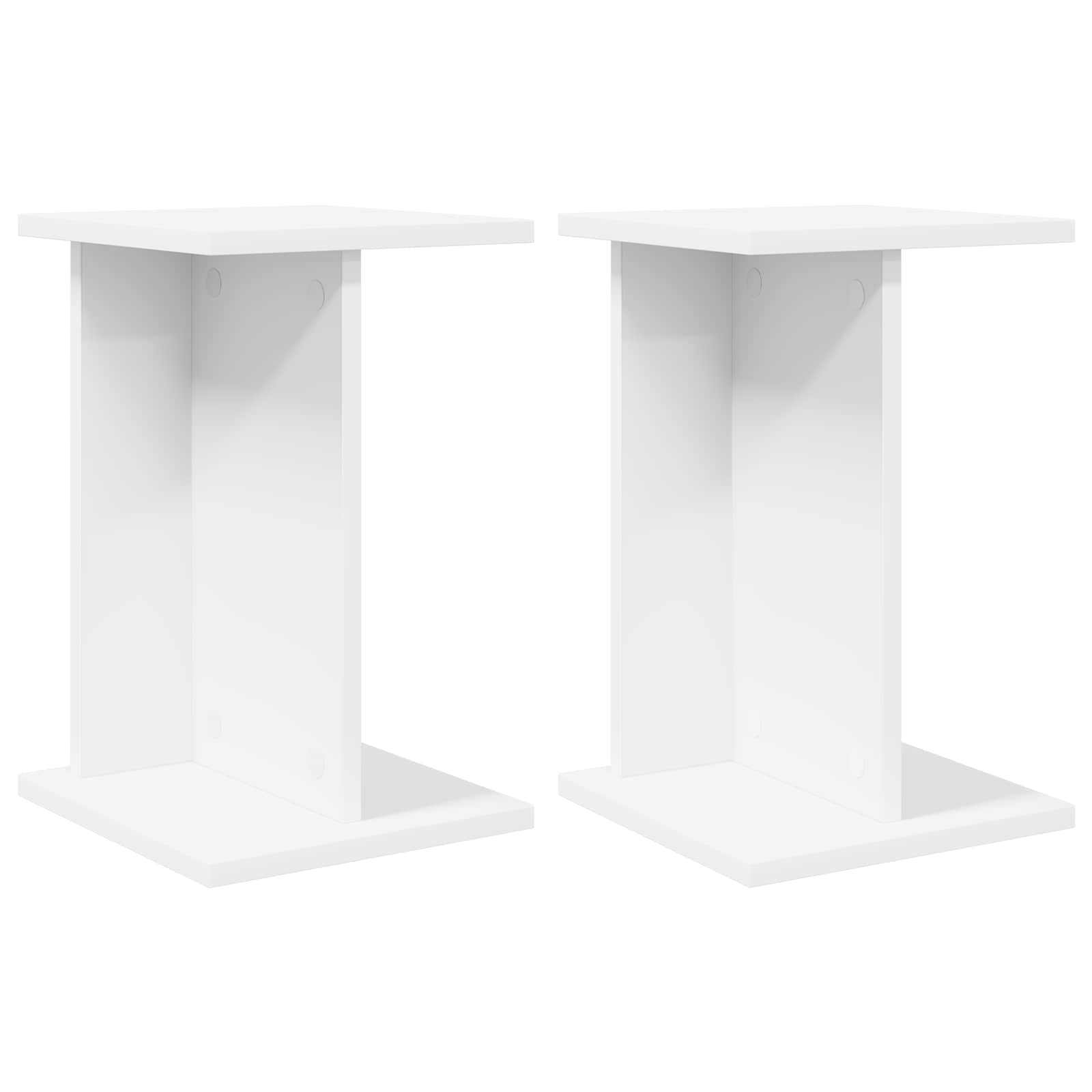 Βάση φυτών 2 pcs Λευκός 25 x 25,5 x 40,5 εκ. - Pakobazaar