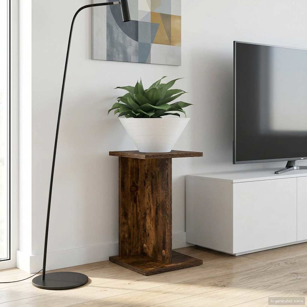 Βάση φυτών 2 pcs Καπνιστή Δρυς 25 x 25,5 x 40,5 εκ. - Pakobazaar
