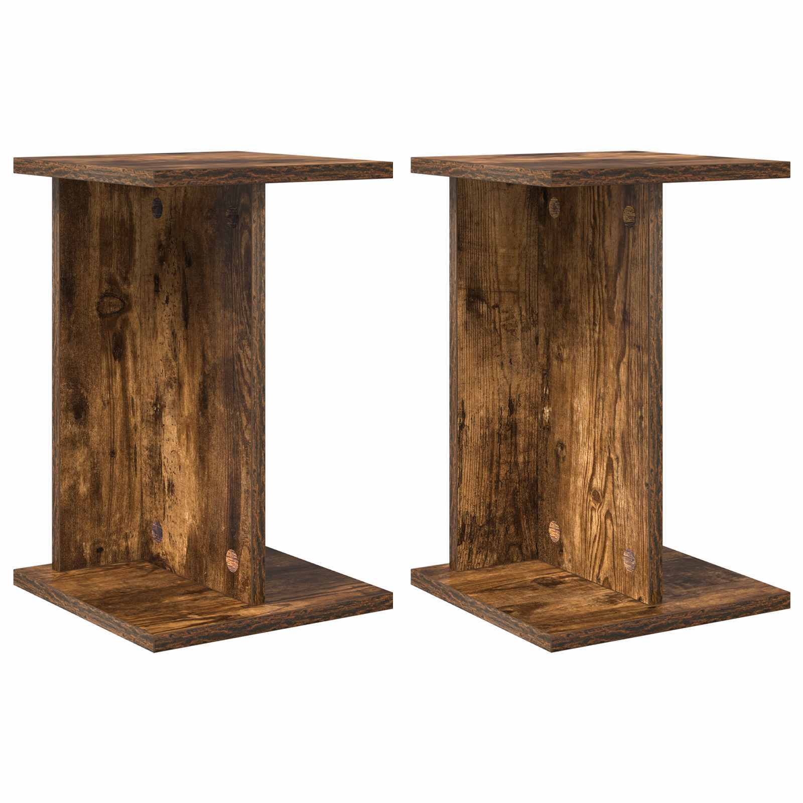 Βάση φυτών 2 pcs Καπνιστή Δρυς 25 x 25,5 x 40,5 εκ. - Pakobazaar