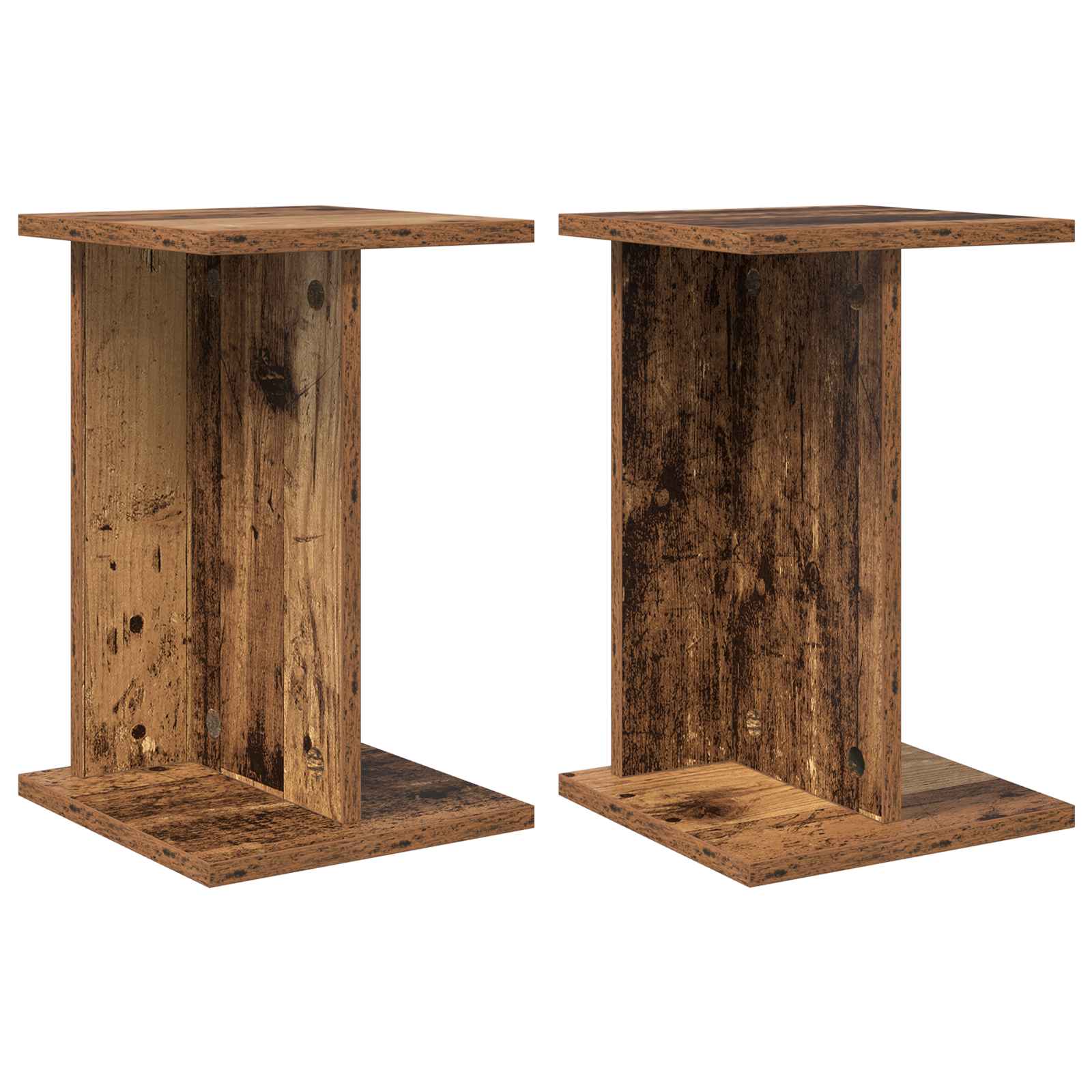 Βάση φυτών 2 pcs Παλιό ξύλο 25 x 25,5 x 40,5 εκ. - Pakobazaar
